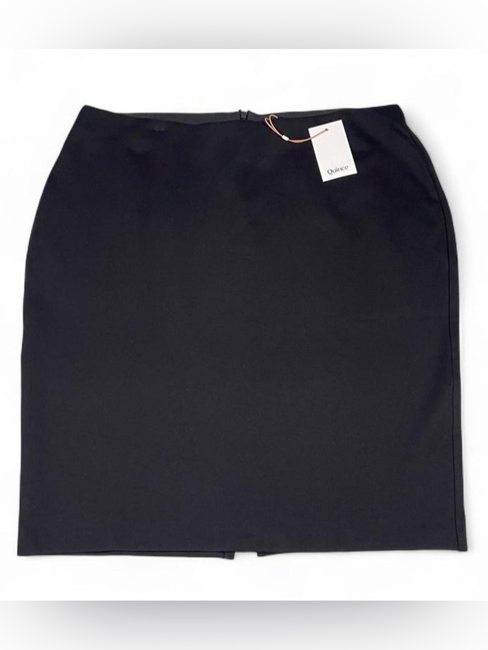 Quince Ultra Stretch Ponte Black Pencil Skirt Women’s Size XL Mini Skirt Office